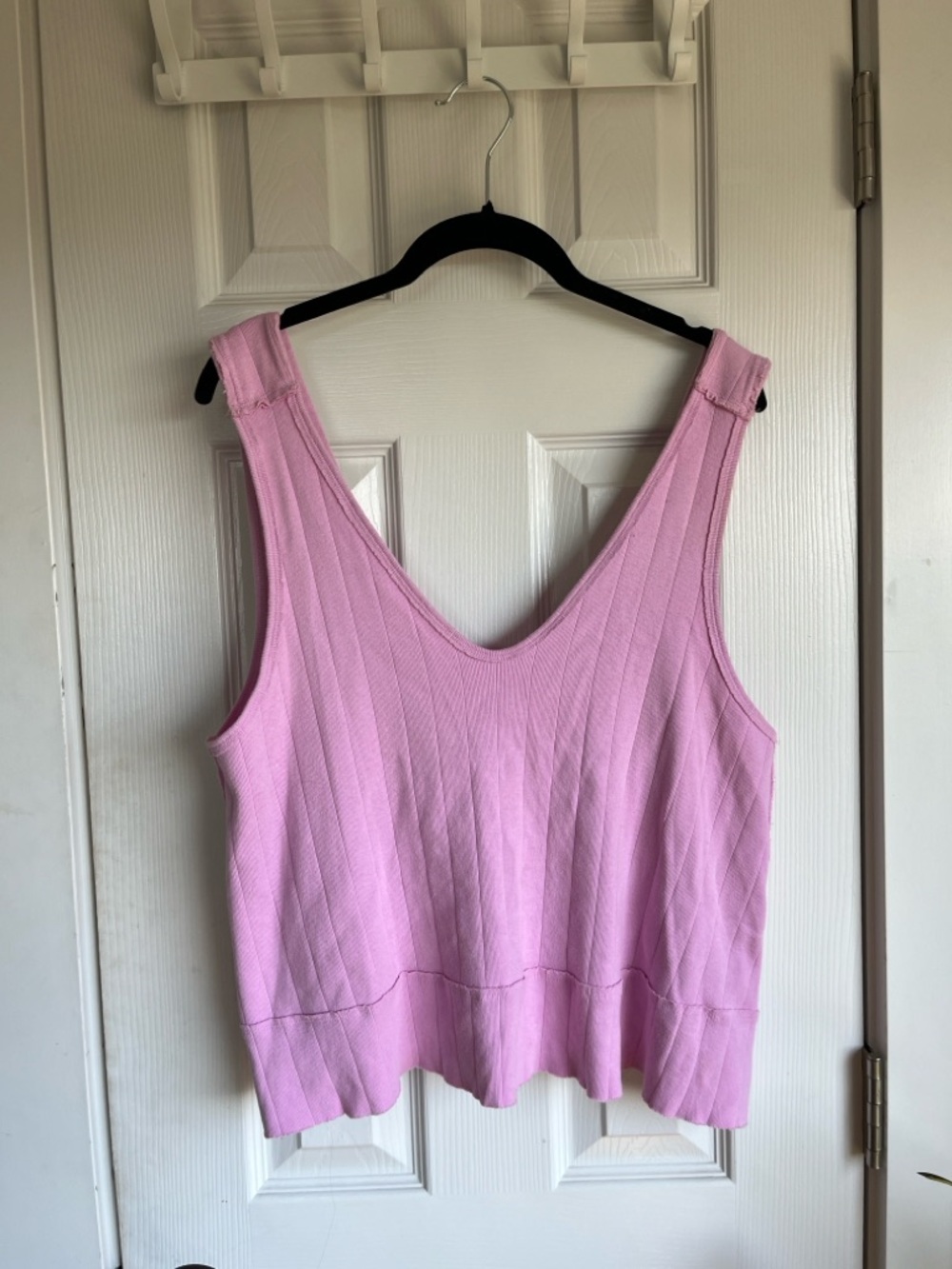 We The Free Harper Ribbed Cross-Back Tank Top